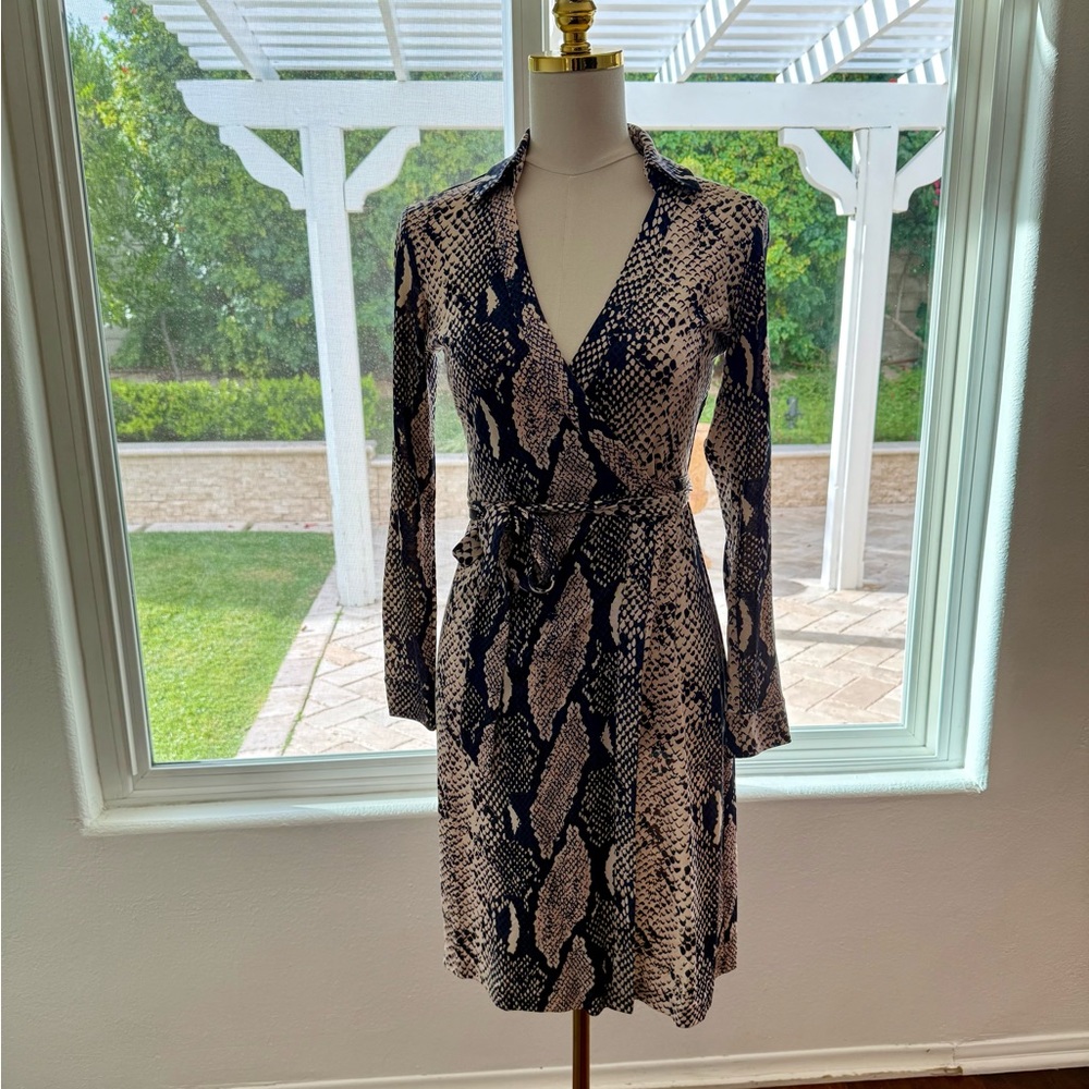 SOLD - Von Furstenberg Animal Print Dress